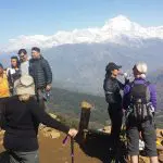 Annapurna poon hill viewpoint snow mountains panorama