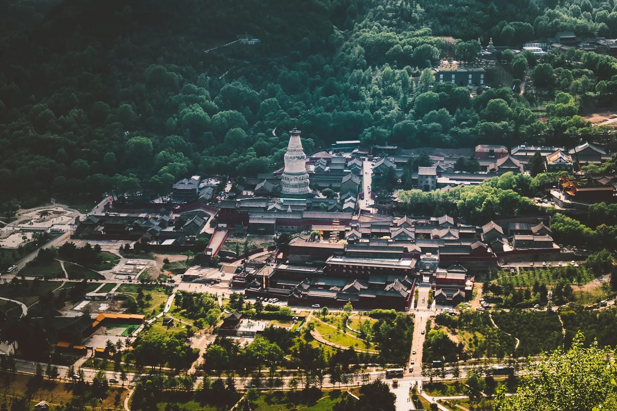 mountain wutaishan in shaxi china