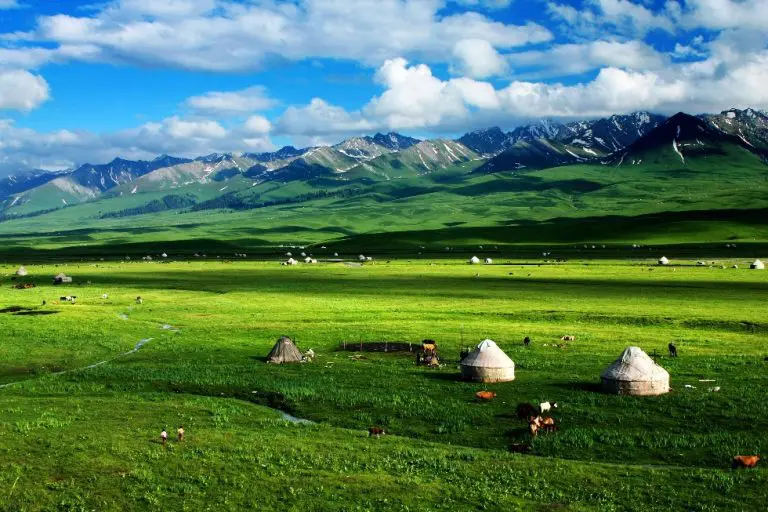 nalati grassland in northern xinjiang yili