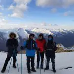 mount siguniang dafeng summit mountain views