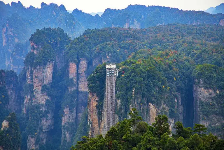 Bailong Elevator, Zhangjiajie National Forest Park, China