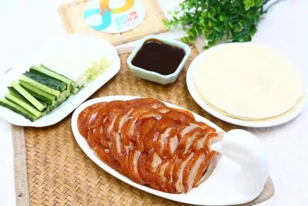 enjoying Beijing Roasted Duck