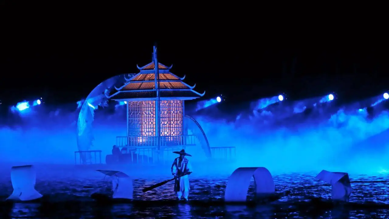 “Impression Sanjie Liu” with a natural background