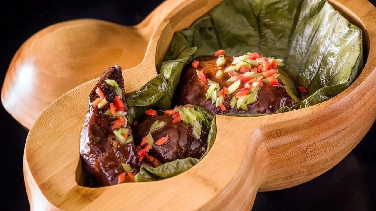 Duck Wrapped in a Lotus Leaf