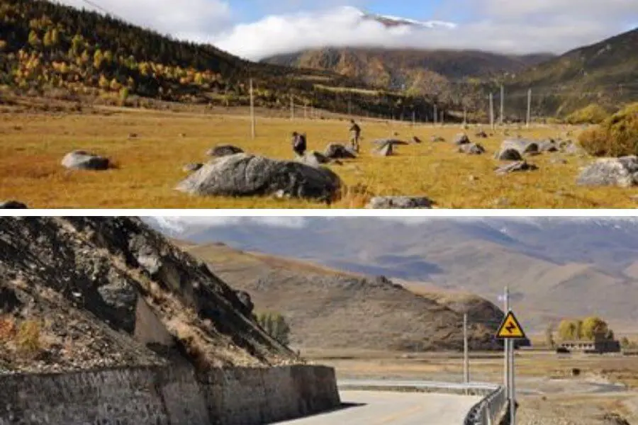 on the way to litang