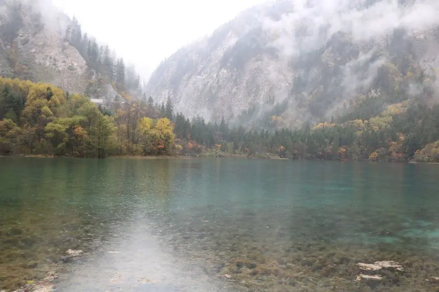 The visit to Jiuzhaigou Park