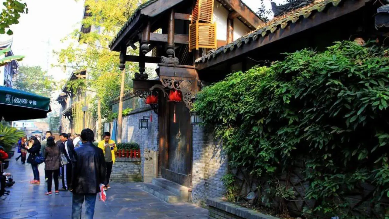 Wide and Narrow Alley in Chengdu