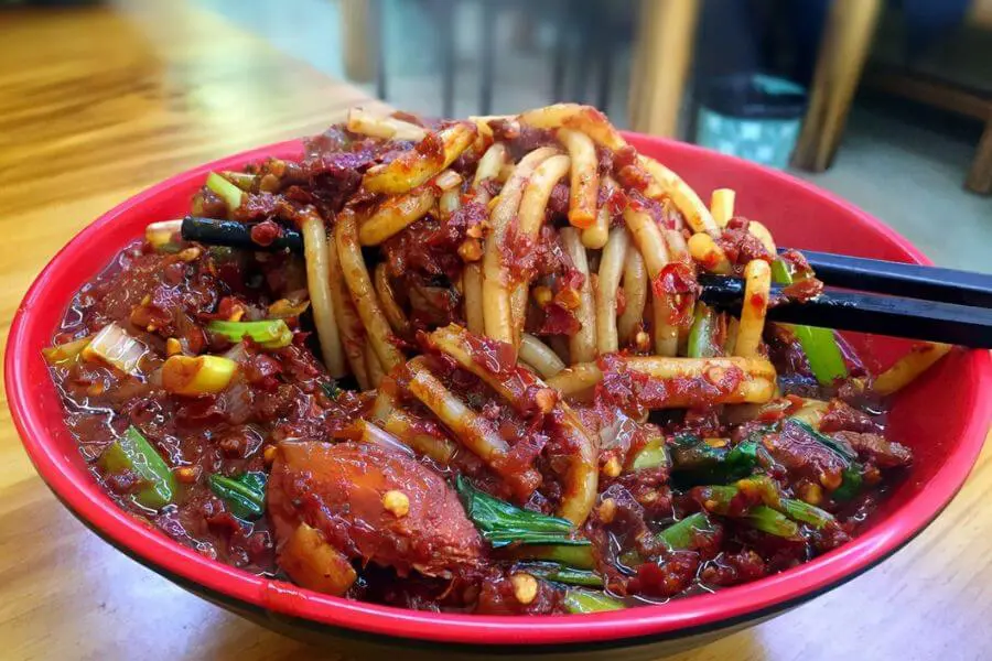 Xinjiang Fried Rice Noodles