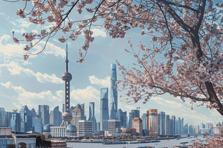 Shanghai in April