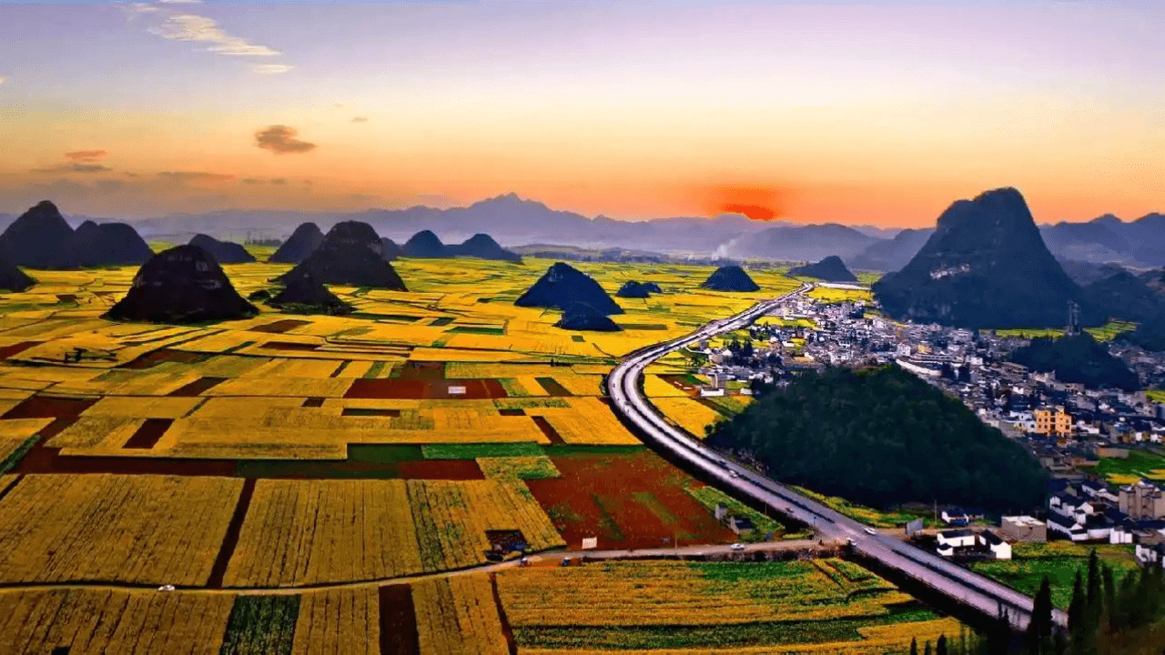 Luoping: Golden Fields and Stunning Scenery