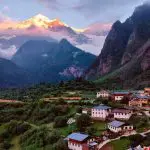 Sunrise at Yubeng Lower Village