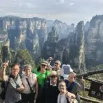 Windhorsetour Malaysian travelers at their Zhangjiejie tour