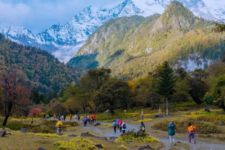 Yubeng Village Hiking in Autumn
