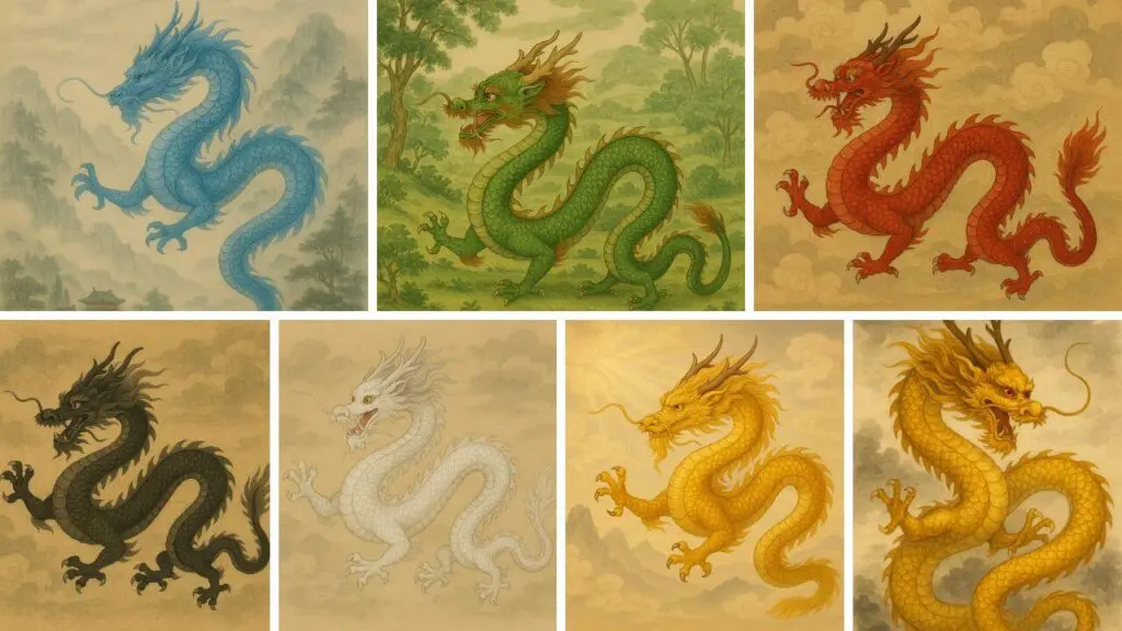 Chinese Dragons by Color
