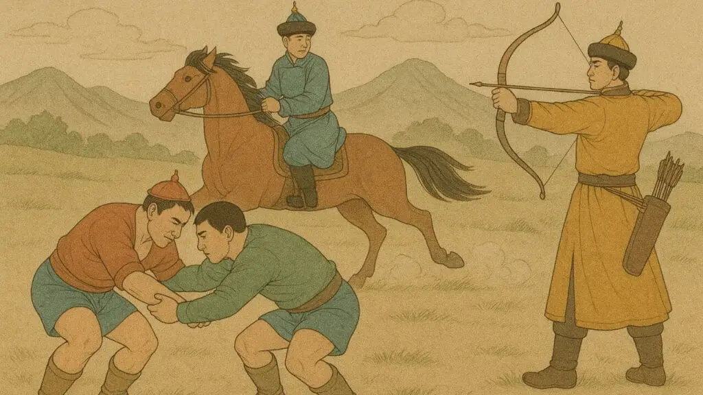 The Mongolian Naadam Festival