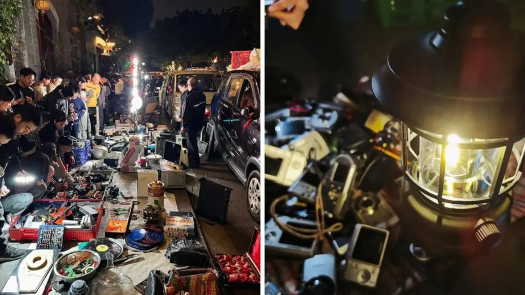 Ghost Market at night