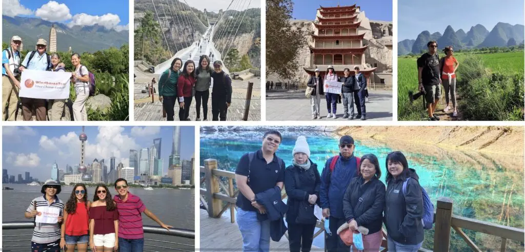 WindhorseTour happy customers on their China tours