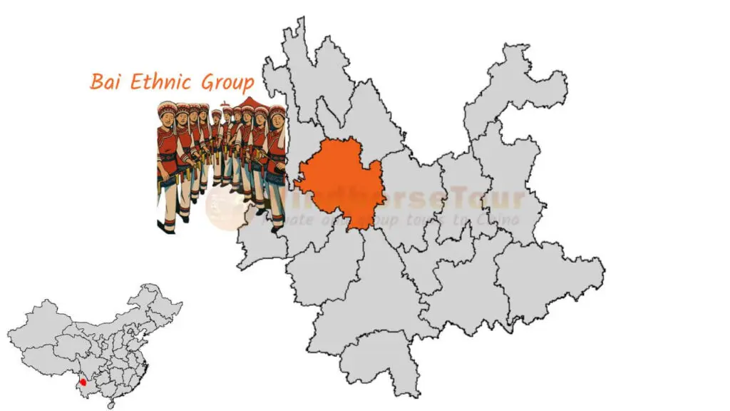 yunnan Bai Ethnic Group living location