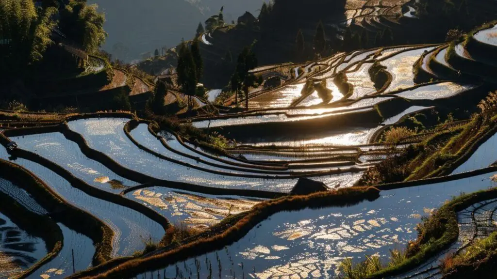 Golden Rice Terraces in Yuanyang