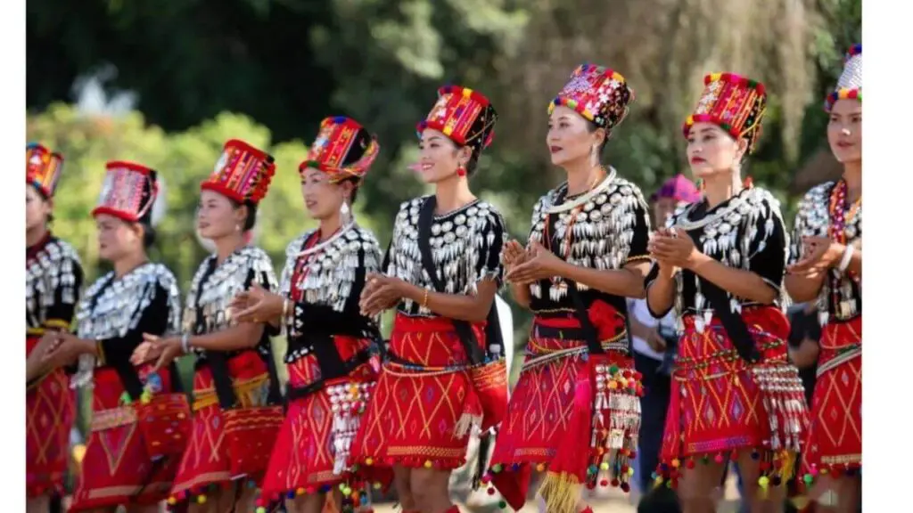 Jingpo minority people in yunnan