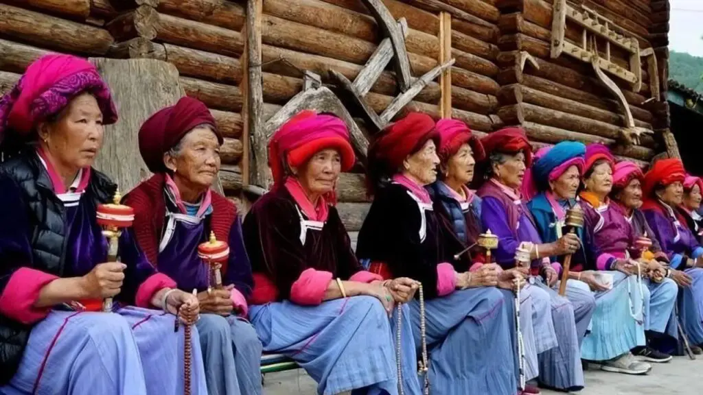 Naxi Minority group people