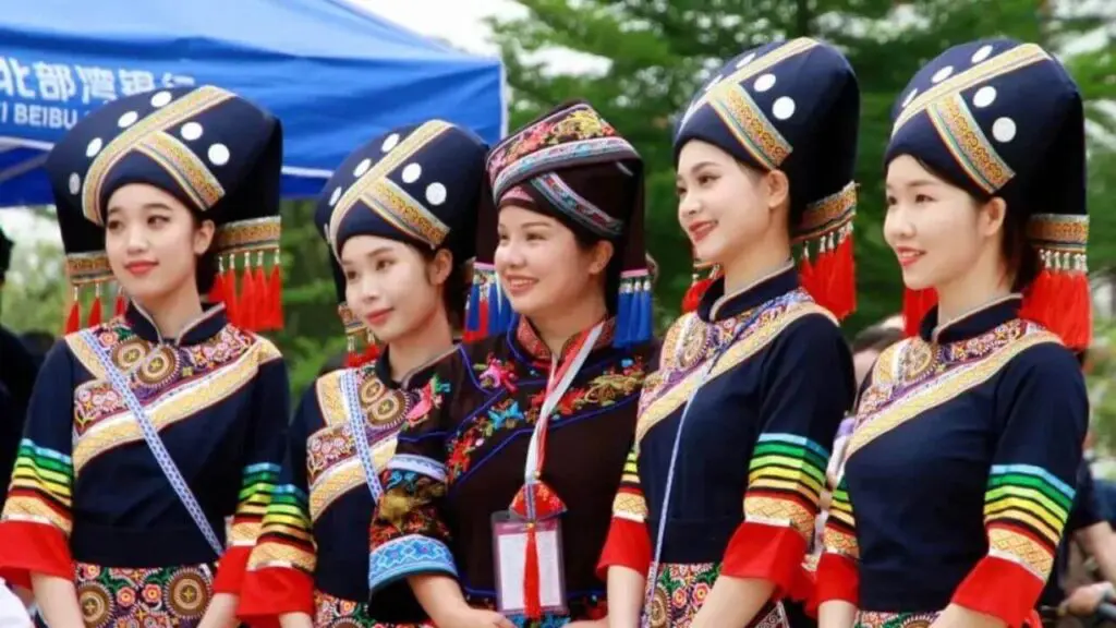 Zhuang Minority people in yunnan