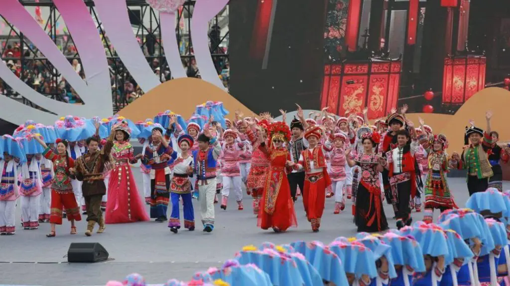 Third Month Fair of Bai Ethnic Group in Dali Yunnan