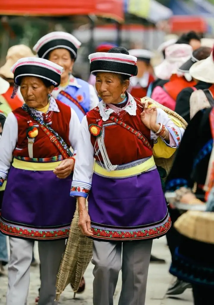Yunnan Dali Bai Ethnic group people