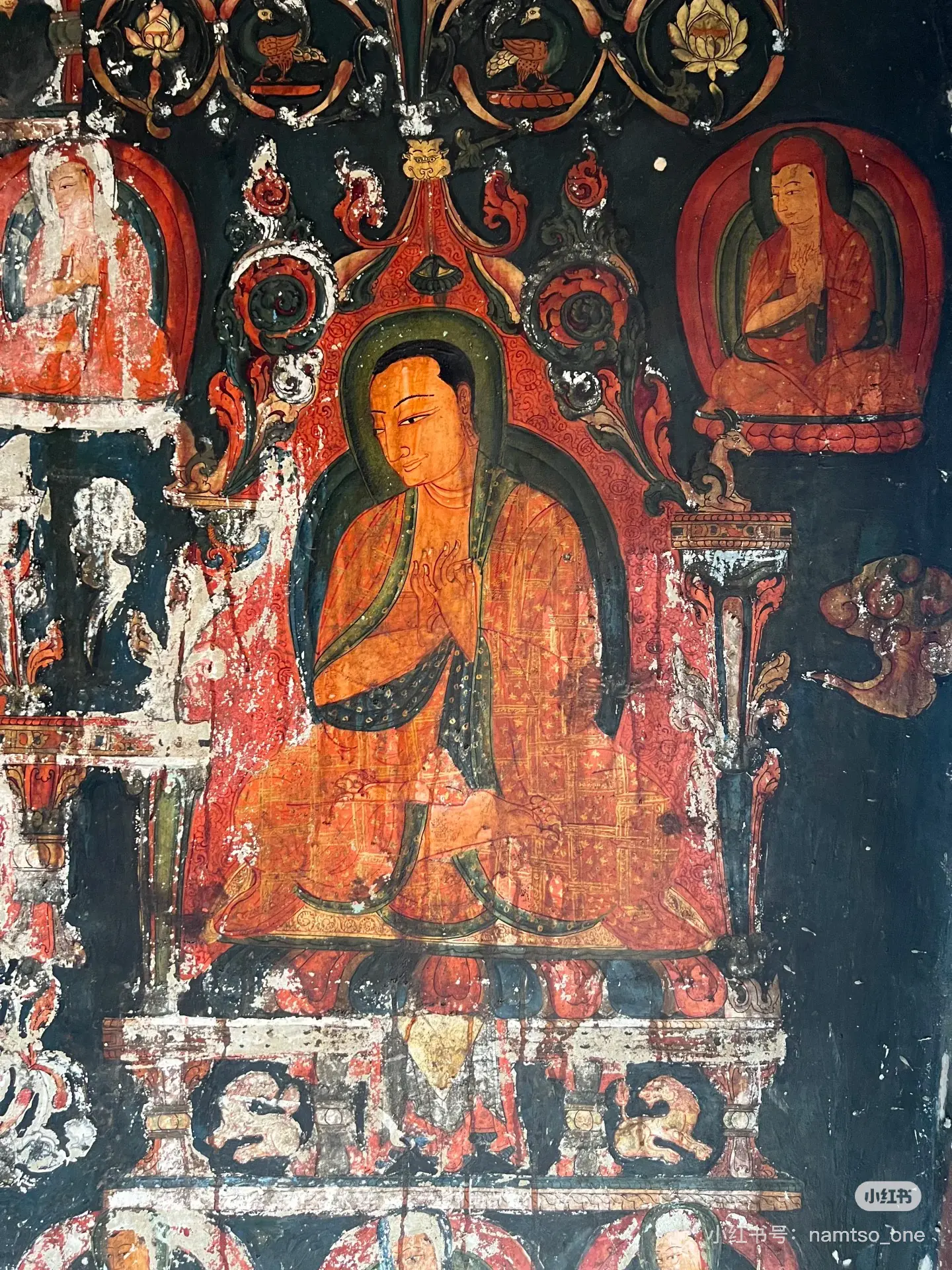 Donggar Piyang Caves grottoes near Zanda, western Tibet