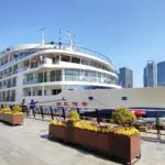 Century Legend cruise ship near Shanghai Bund