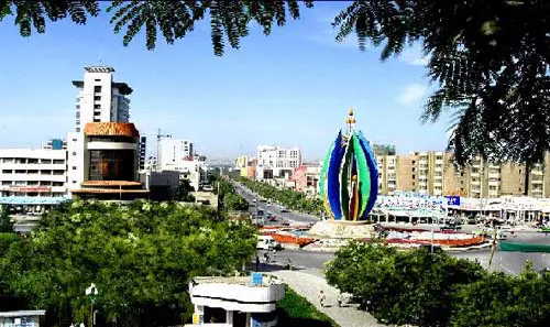 Aksu, the water city in deserts