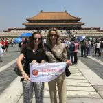 WindhorseTour Travelers at Forbidden City of their Beijing tour