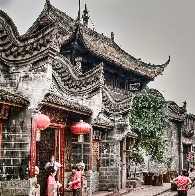 Luodai town & Golden Dragon Great Wall hiking tour