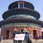 WindhorseTour traveler Juan Family at China Beijing visit
