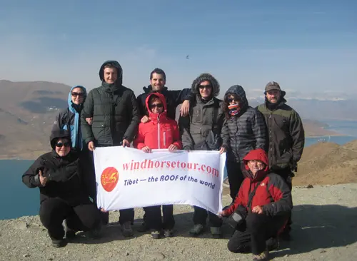 Tibet group tours customers photos