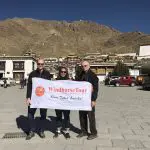 WindhorseTour Travelers at Tashilhunpo Monastery in Shigatse, Tibet