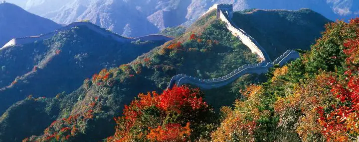 The popular sections of Great Wall