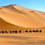 Musical Echoing Sand Dunes in Dunhuang