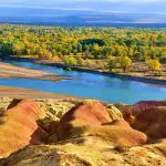 Stunning Five Colored Bay on the Silk Road Kanas Lake Tour