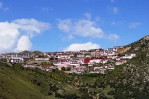 Panoramic View of Ganden Monastery