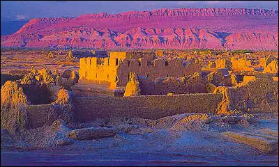 Gaochang Ancient City Ruins in Turpan, Xinjiang