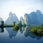 Natural Scenery in Guilin Li River