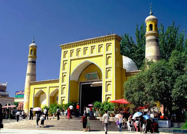 The Id Kah Mosque in Kashgar