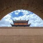 The Great Wall of China at Jiayguan Pass