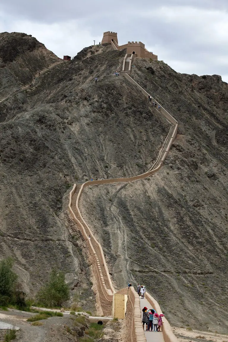 Jiayuguan Pass on the Great Wall of China
