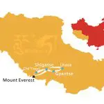 Mount Everest Trekking Tour Map