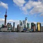 A Full View of Shanghai Along the Famous Shanghai Bund