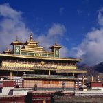 Tibet Samye Monastery, the first Buddhist monastery in the Tibet