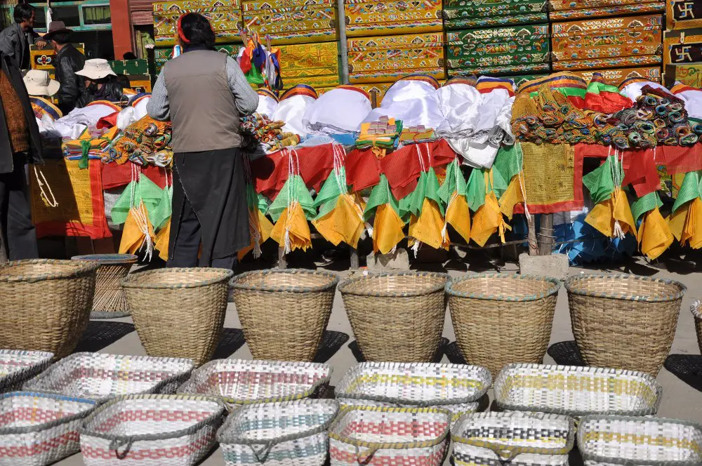 Shigatse Local Market Tibet