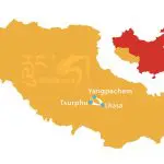 Tsurphu Trekking Tour Map